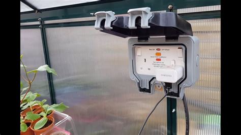 electrical sockets for greenhouses